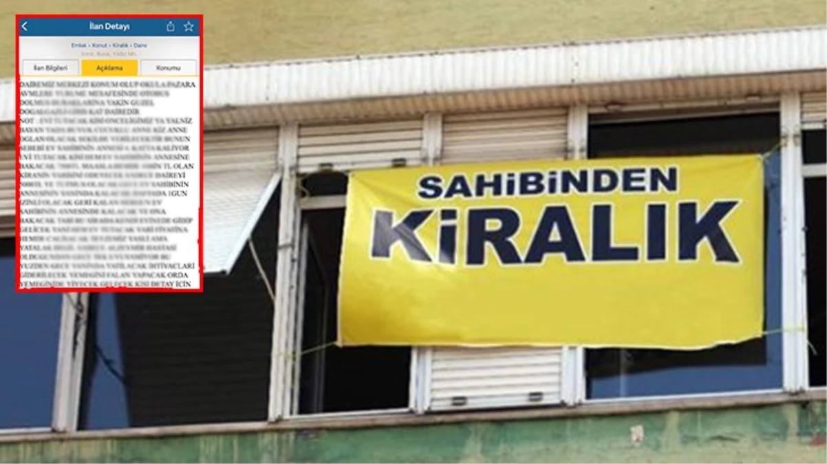 İzmirde akıllara durgunluk veren kiralık daire ilanı Kiracıdan istenen şart pes dedirtti - Ekonomi - Dudullu Haber
