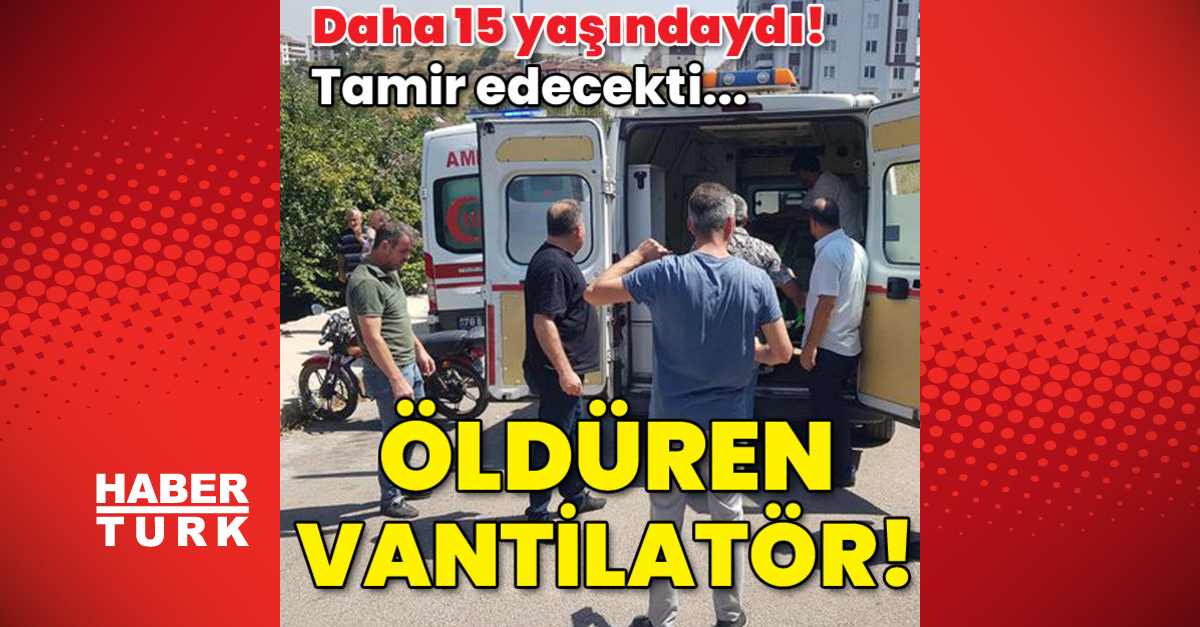 Karabük039te vantilatörü tamir etmek isteyen 15 yaşındaki genç elektrik akımına kapıldı - Gündem - Karabük - Dudullu Haber