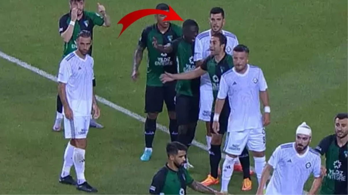 Kocaelispor-Altay maçında sıradışı olay Fofana milli futbolcuyu ısırdı - Spor - Dudullu Haber