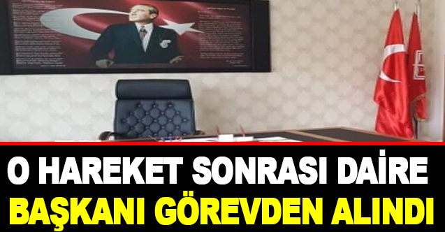 O Davranış Sonrası Daire Başkanı Görevden Alındı - Gündem - Dudullu Haber