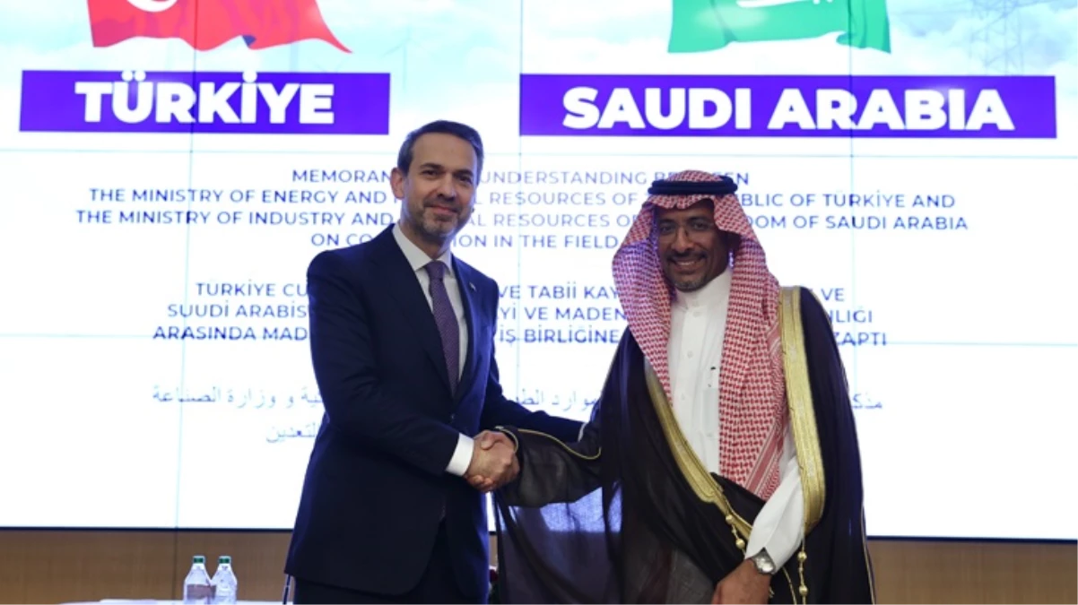 Türkiye ile Suudi Arabistan arasında yeni anlaşma Madencilik alanında iş birliği yapılacak - Ekonomi - Dudullu Haber