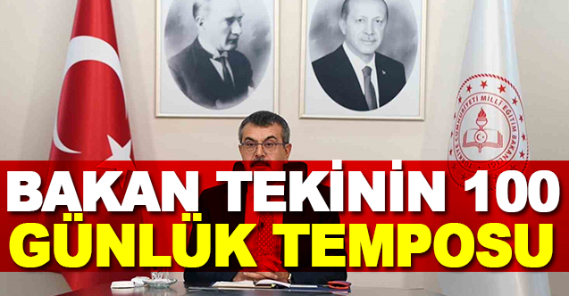 Bakan Tekinin 100 Günlük Temposu - Gündem - Dudullu Haber