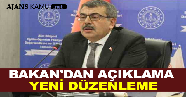 Bakan039dan Açıklama Yeni Düzenleme - Gündem - Dudullu Haber