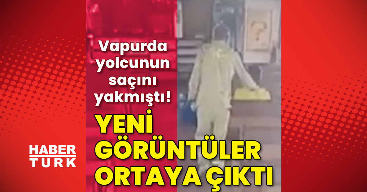 Beykoz vapurunda 14 yaşındaki yolcunun saçını yakan zanlının yeni görüntüleri ortaya çıktı - Gündem haberleri - Gündem - beykoz vapuru - Dudullu Haber