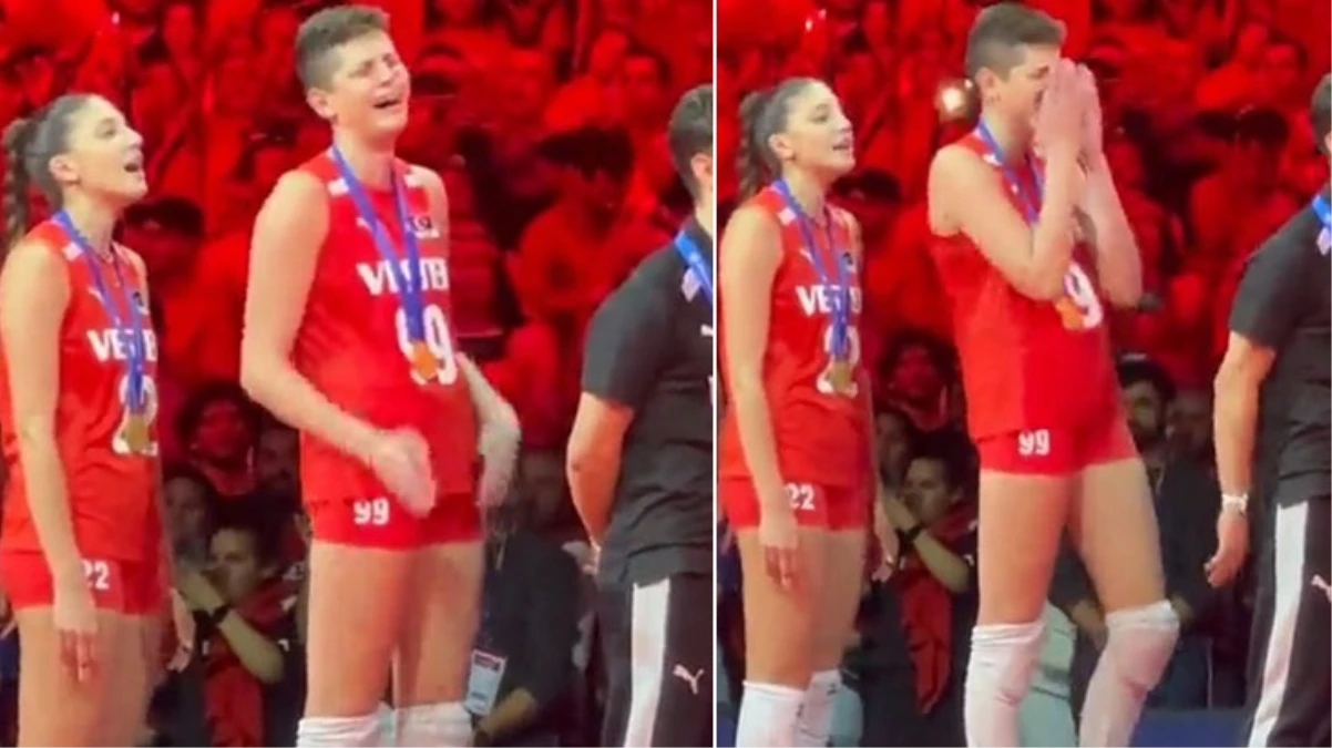 Bir kesimin hedefine oturttuğu Ebrar Karakurt tarihi şampiyonluk sonrası İstiklal Marşını okurken hüngür hüngür ağladı - Spor - Dudullu Haber
