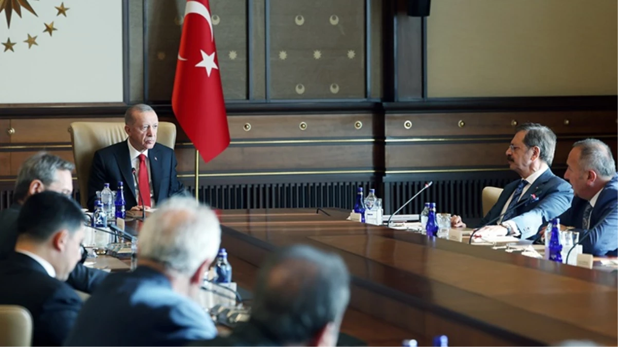 Cumhurbaşkanı Erdoğan TOBB heyetini kabul etti Fahiş fiyat balonu sönüyor - Ekonomi - Dudullu Haber