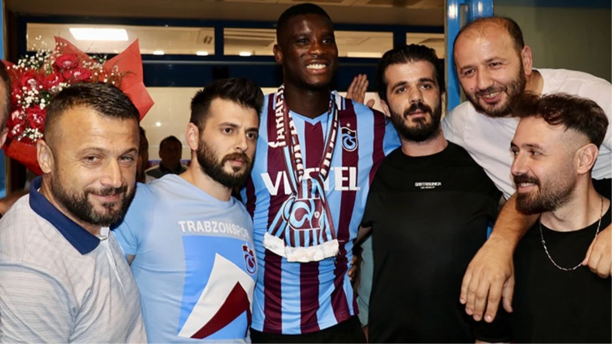 Dev forvet Paul Onuachu Trabzonspor ile transfer görüşmeleri için Trabzona geldi - Spor - Dudullu Haber