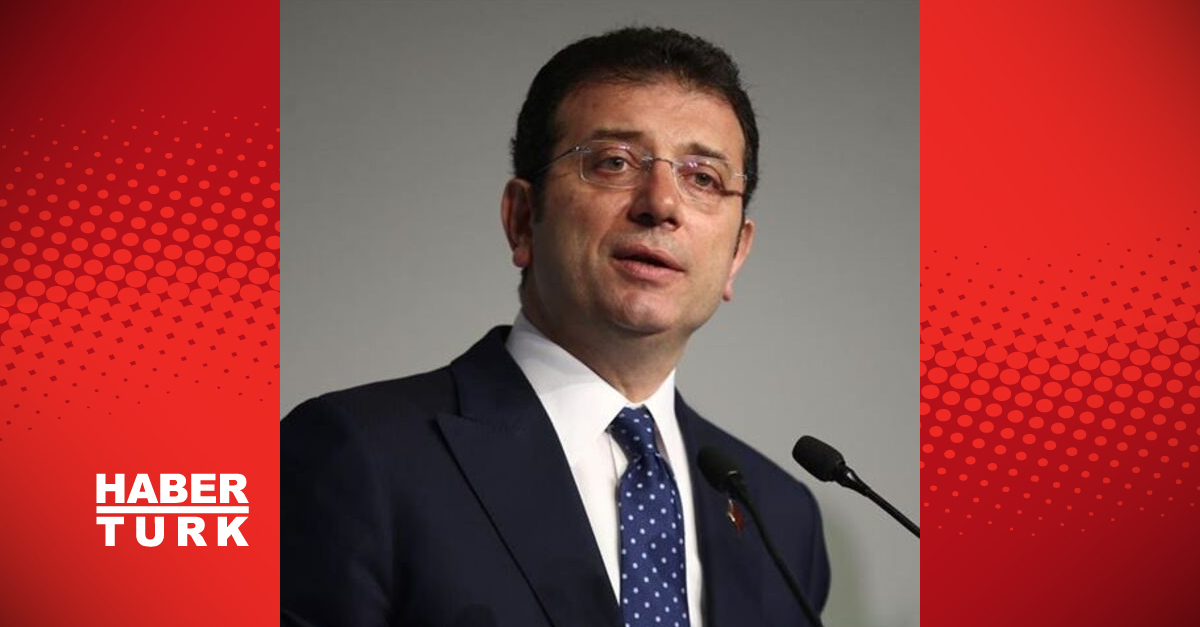 ibb baskani imamoglu039ndan beklenen yagisa iliskin aciklama guncel haberler