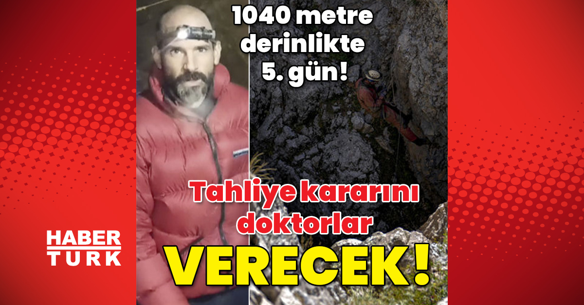 Mark Dickey 1040 metre derinlikte 5 günü tamamladı Tahliyesine doktorlar karar verecek - Gündem - Mark Dickey - Dudullu Haber