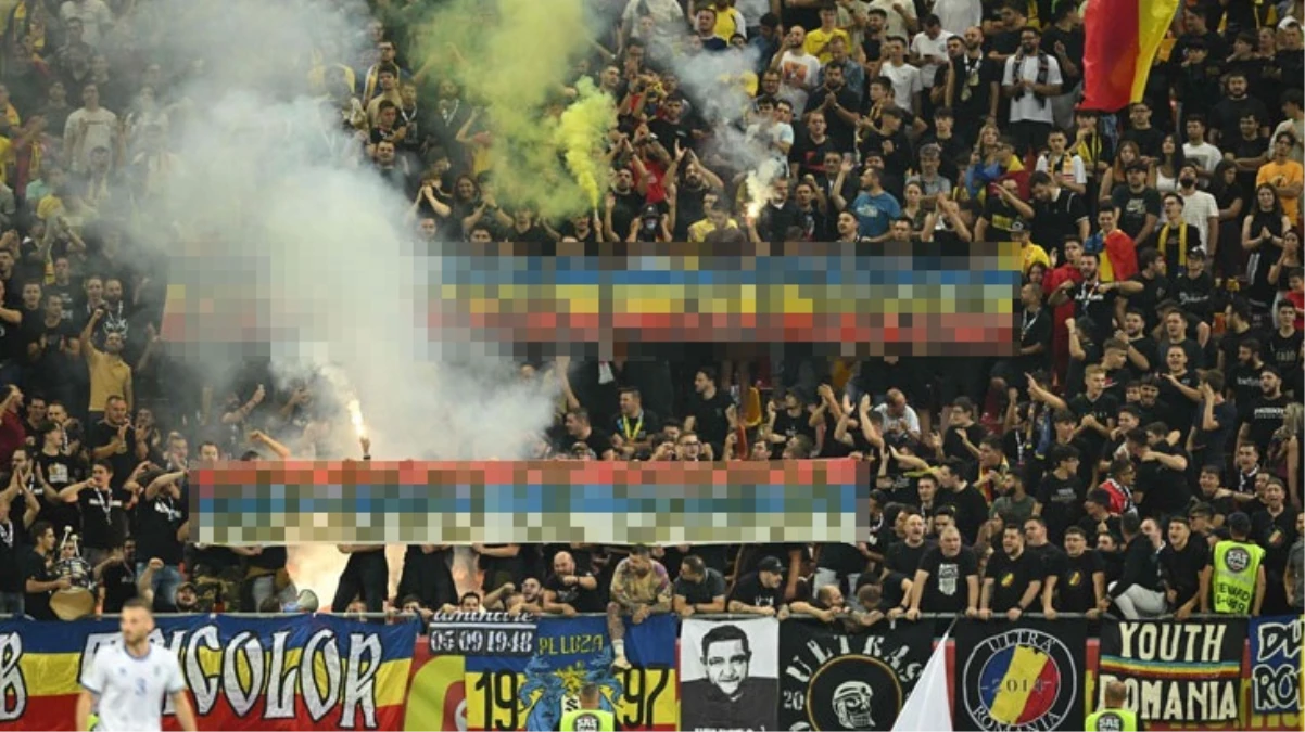 Mücadele 50 dakika durdu Romanya-Kosova maçında açılan pankart karşılaşmanın önüne geçti - Spor - Dudullu Haber