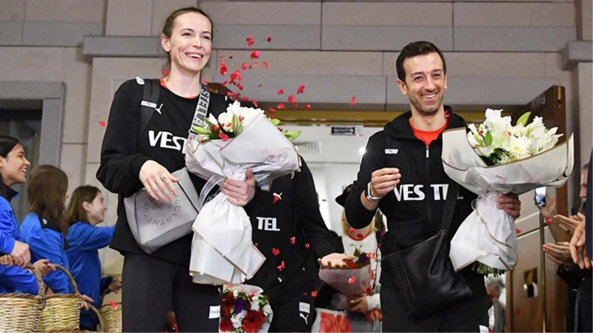 Olimpiyat vizesi alan Filenin Sultanları yurda döndü - Spor - Dudullu Haber