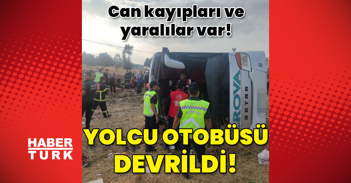 Son dakika haberi Amasya039da yolcu otobüsü devrildi Can kayıpları ve yaralılar var - Gündem - Amasya - Dudullu Haber