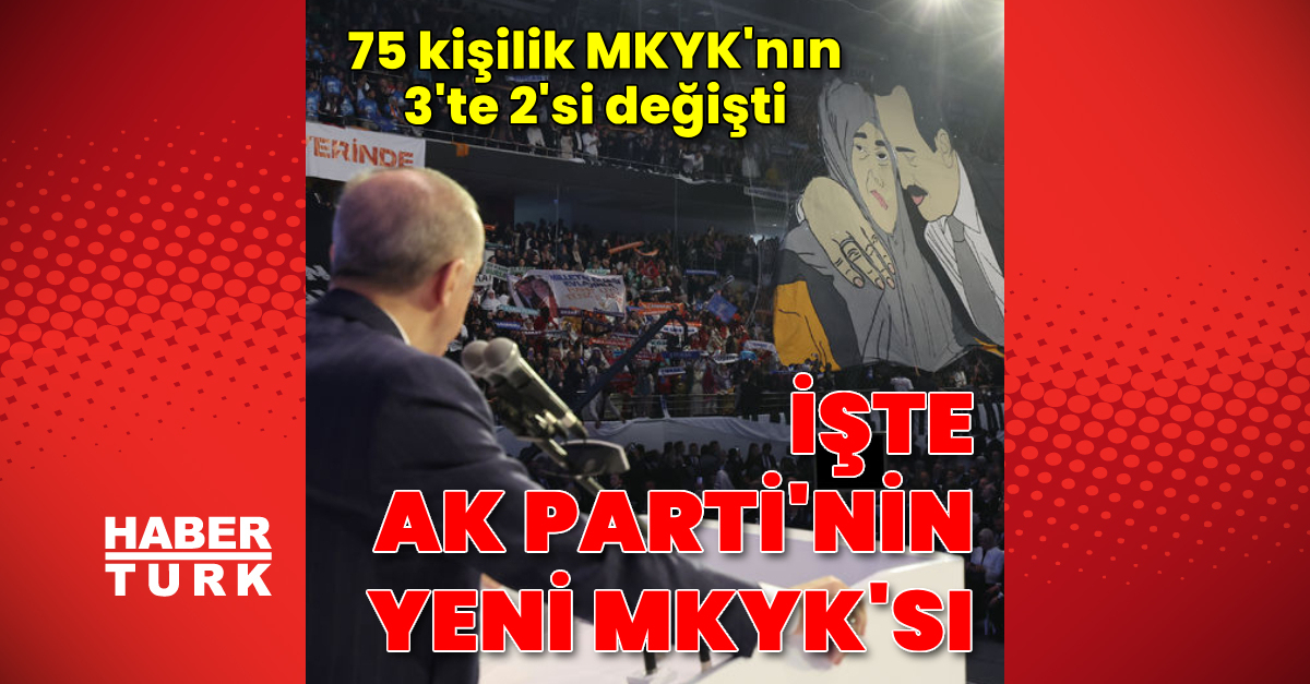 Son dakika AK Parti039nin yeni MKYK039sı 3039te 2039si değişti İşte yeni isimler - Gündem - AK PARTİ MKYK - Dudullu Haber