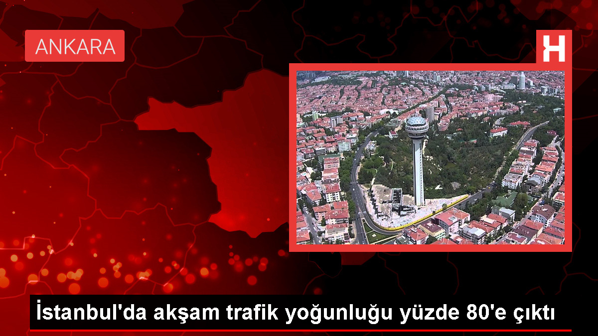 İstanbulda akşam trafik yoğunluğu yüzde 80e çıktı - Ümraniye Haberleri - Dudullu Haber