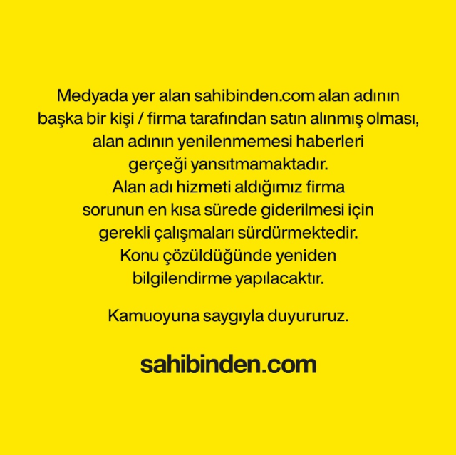 İlan sitesi Sahibinden'e erişilemiyor! Şirketten açıklama geldi