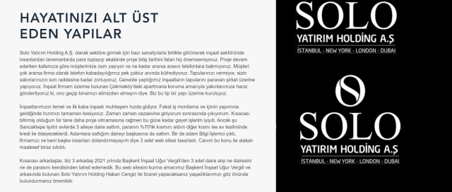 Silahlı saldırıya uğrayan Hakan Cengiz ve Solo Yatırım Holding hakkında iddialar