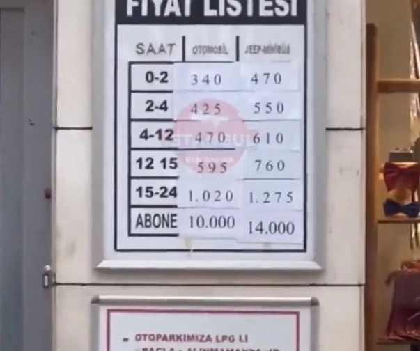 Fahiş otopark ücretleri dudak uçuklatıyor