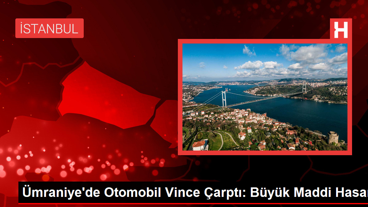 Umraniyede-Otomobil-Vince-Carpti-Buyuk-Maddi-Hasarjpg - Dudullu Haber