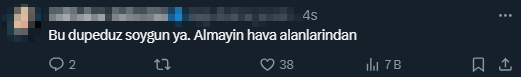 Sabiha Gökçen Havalimanı'nda bir yolcu simit ve meyve suyuna 500 TL ödedi