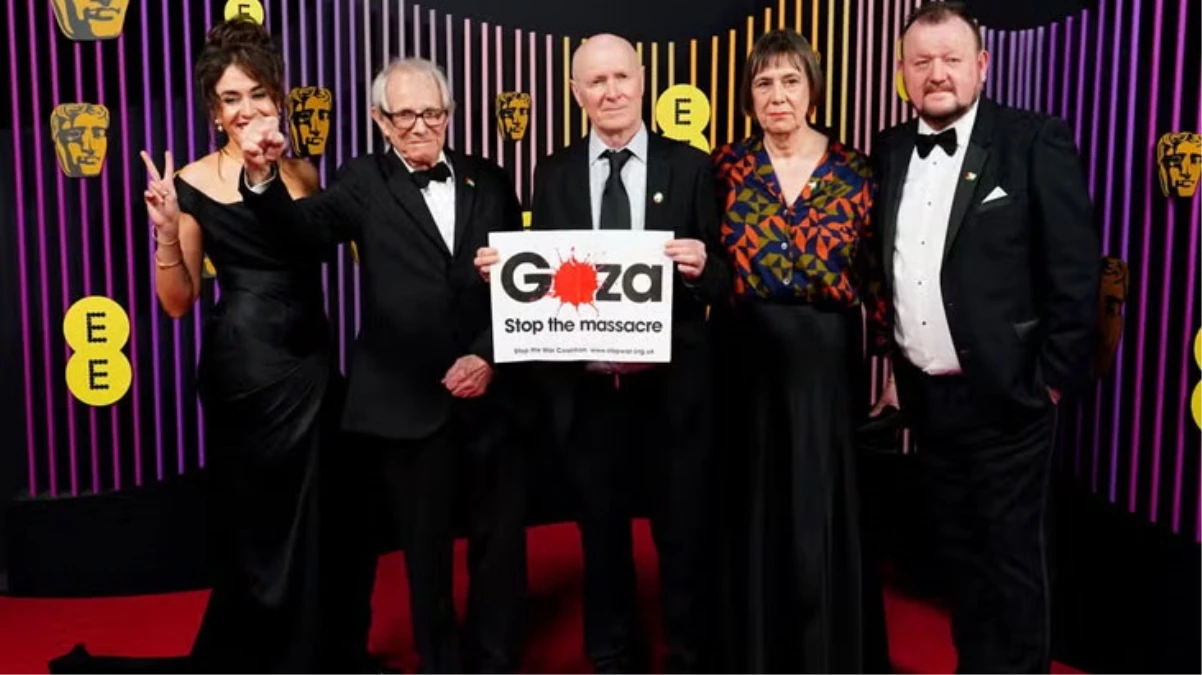 1708334587264Yonetmen-Ken-Loachtan-BAFTA-odul-toreninde-Gazze-Katliami-Durdurun-mesajijpg - Dudullu Haber