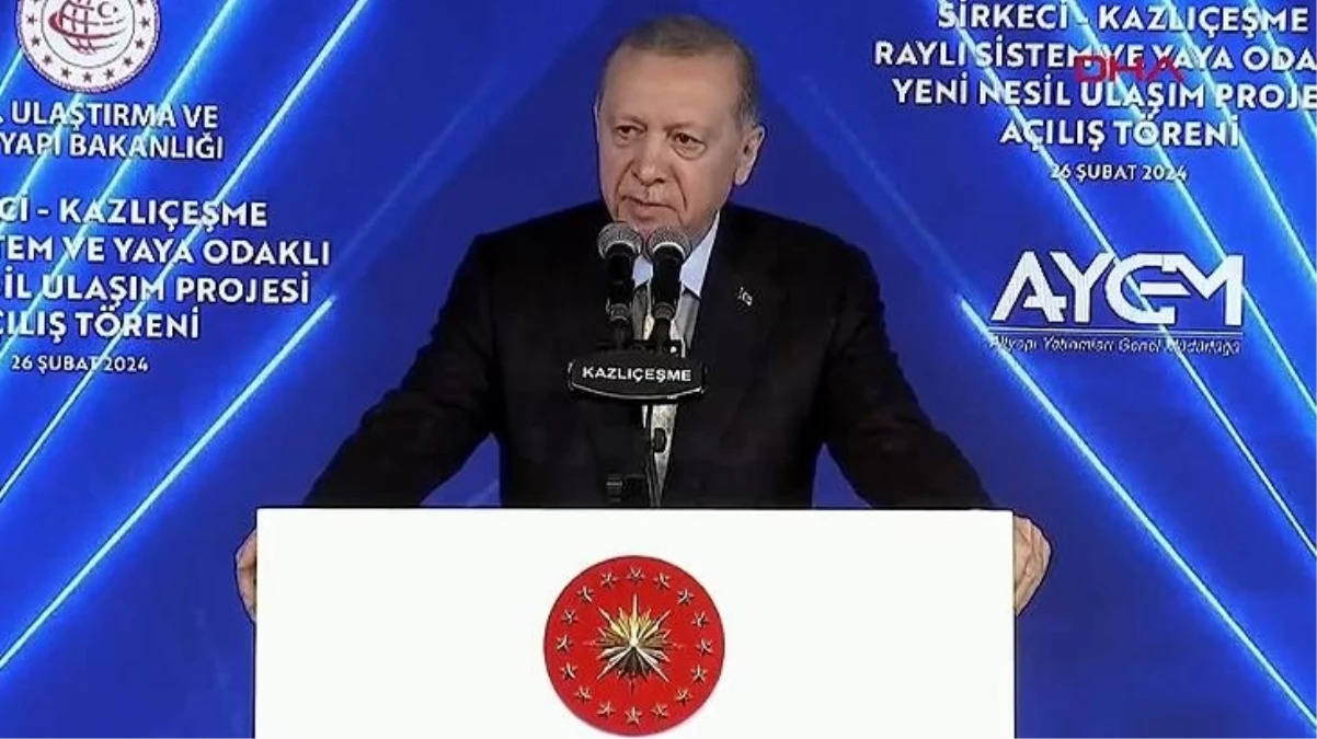 Açılışını Cumhurbaşkanı Erdoğan yaptı Sirkeci-Kazlıçeşme hattı 15 gün ücretsiz olacak - Ekonomi - Dudullu Haber