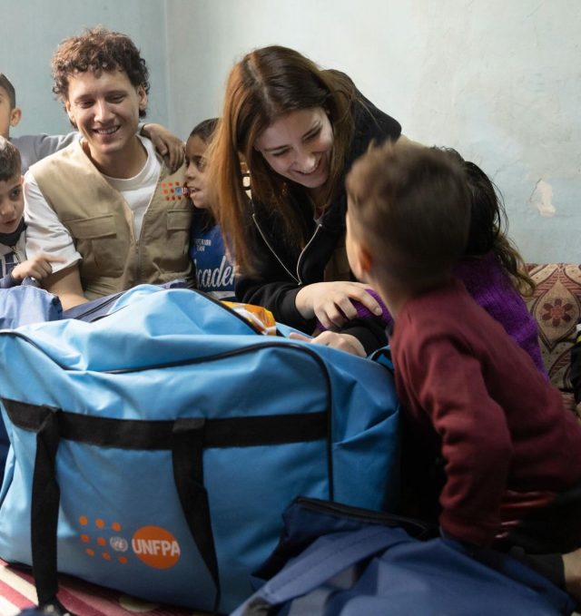 Kahramanmaraş ve Hatay'da Depremzedelerle Buluşan UNFPA Türkiye İyi Niyet Elçileri