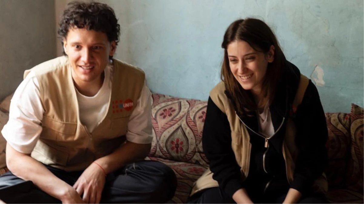 UNFPA Türkiye İyi Niyet Elçileri Hazal Kaya ve Edis deprem bölgesine gitti - Magazin - Dudullu Haber