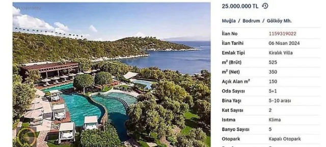 Bodrum'daki yazlık kiraları 25 milyon TL'ye ulaştı: Emlakçılardan 'denetim' çağrısı