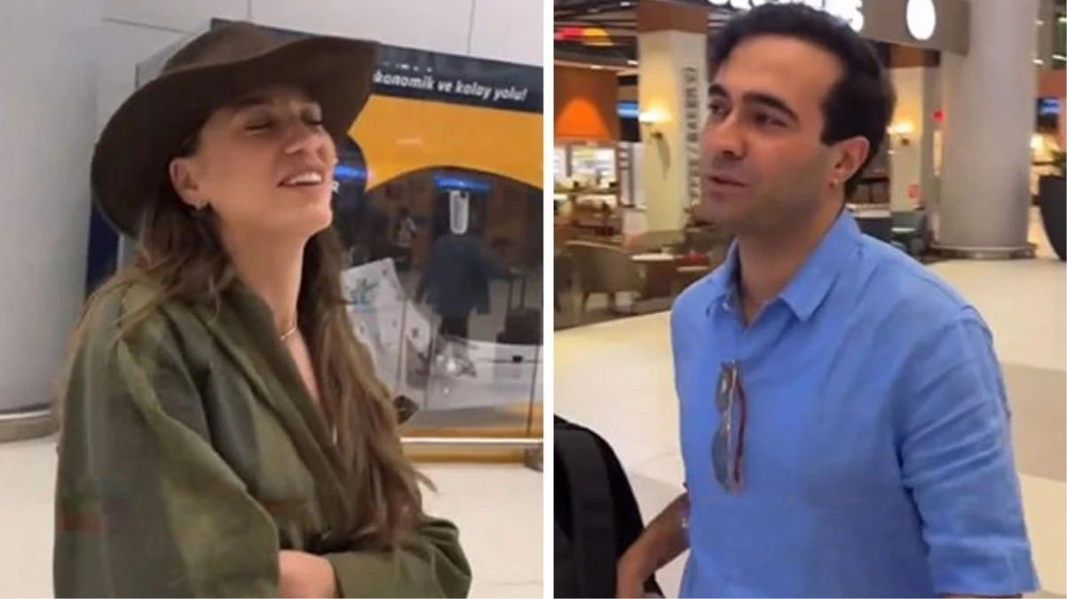Serenay Sarıkaya ve Mert Demir tatil dönüşü görüntülendi Havalimanından ayrı ayrı çıktılar - Magazin - Dudullu Haber
