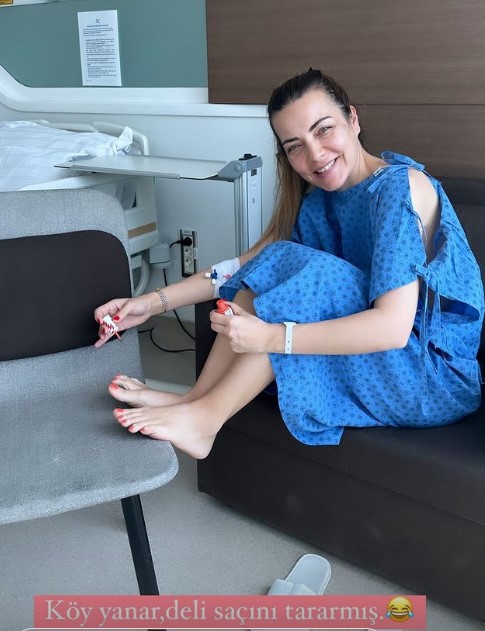 Ünlü oyuncu Burcu Kara, beyin ameliyatı oldu