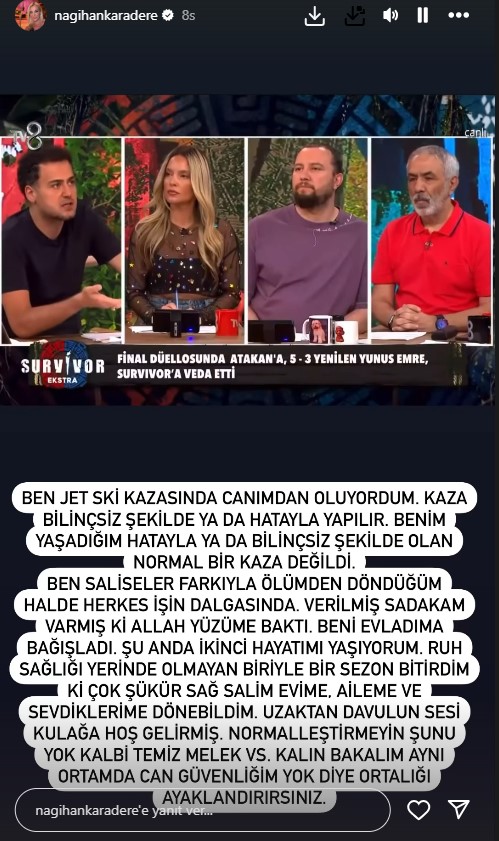 Nagihan Karadere, Yunus Emre elendikten sonra her şeyi anlattı: Müptezel beni darbetti