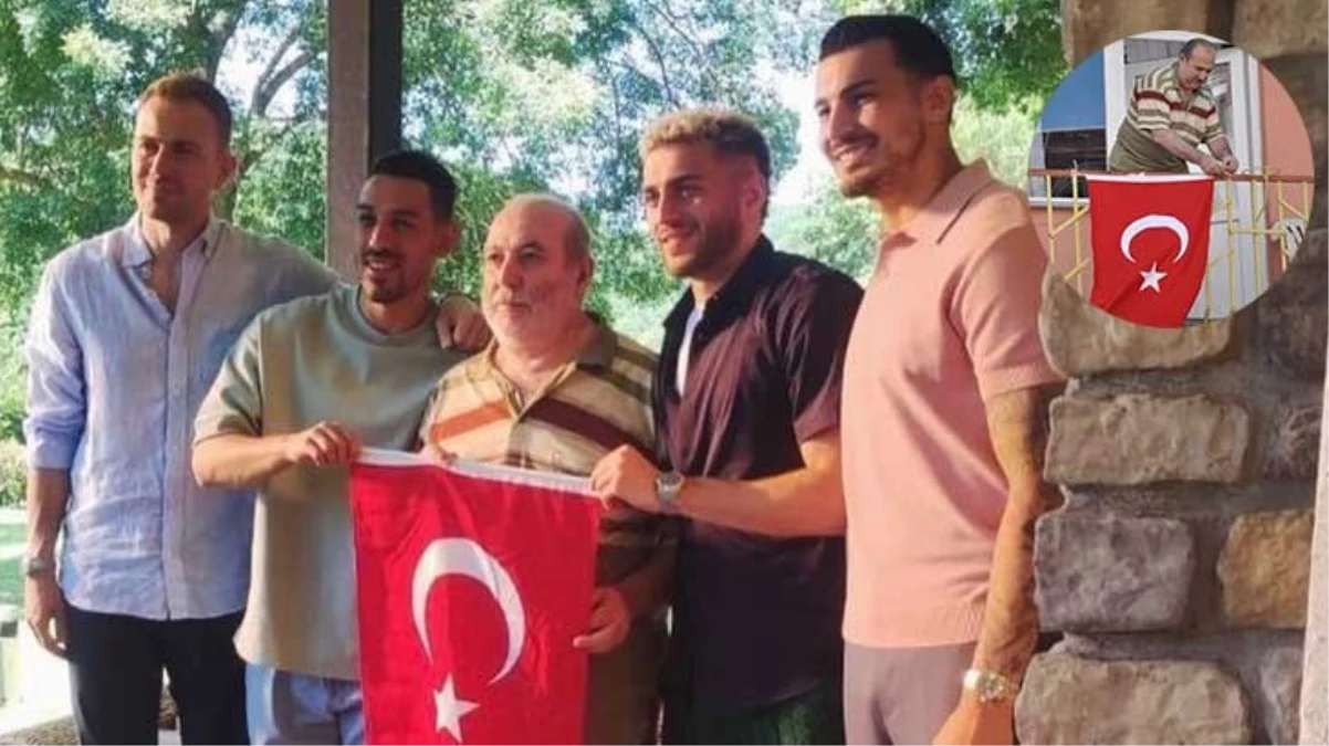Herkes bu fotoğrafı konuşuyor Bizim Çocuklar Bayrak asan dayı ile buluştu - Magazin - Dudullu Haber