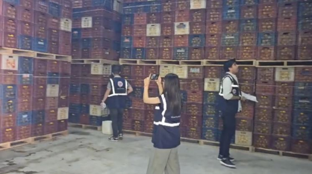 Mersin'de HKS'ye kayıt edilmeyen 380 ton limon tespit edildi