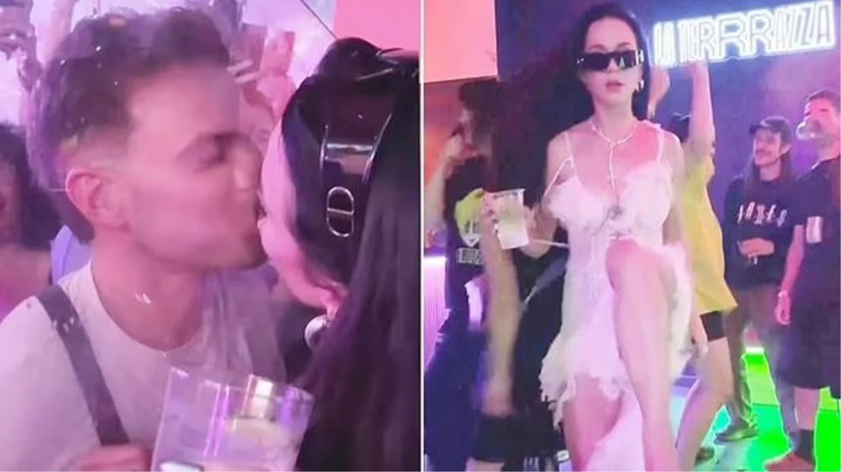 Barselona'da gittiği mekanda alkolü fazla kaçıran Amerikalı şarkıcı Katy Perry, bir hayranı ile öpüştü 6 1721721607 986 Barselonada gittigi mekanda alkolu fazla kaciran Amerikali sarkici Katy Perry