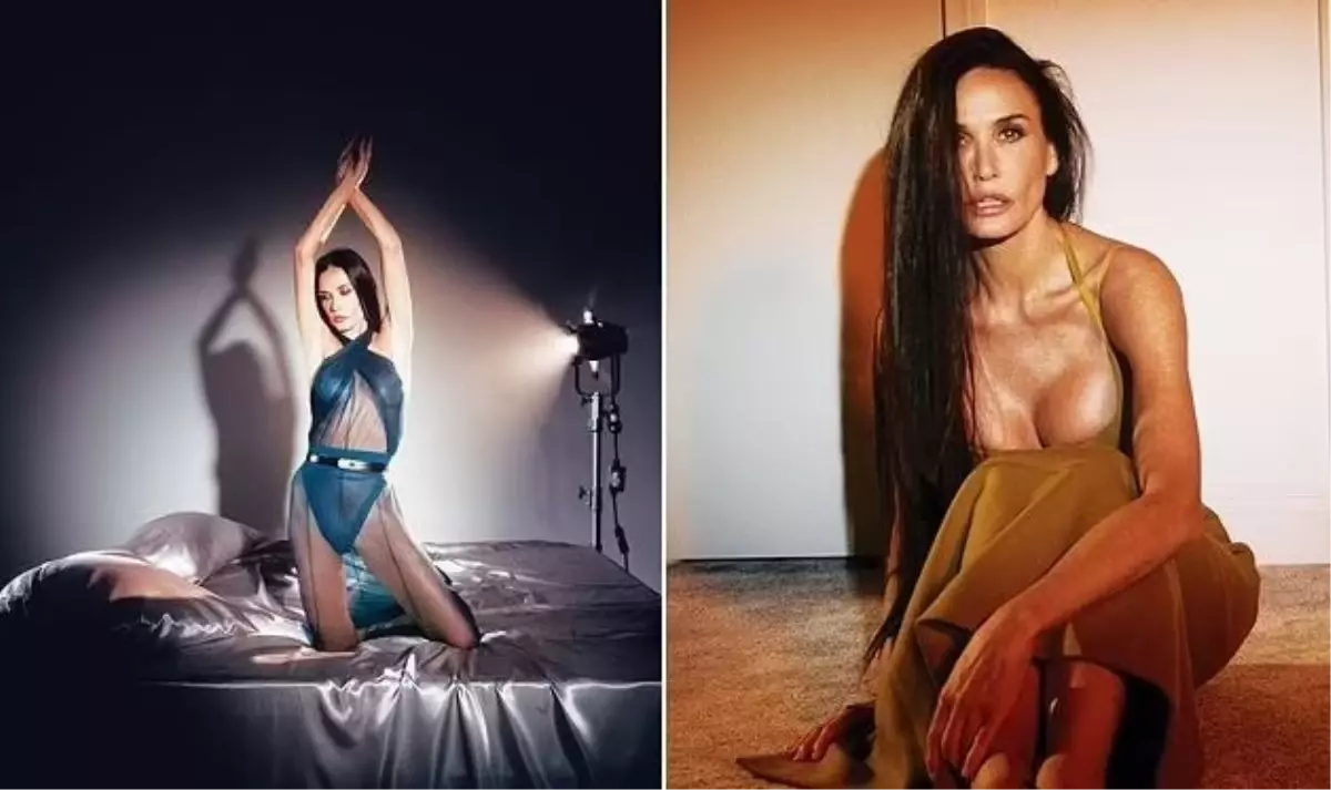 61 yaşındaki oyuncu Demi Moore Interview dergisinin Eylül sayısı için cesur pozlar verdi - Magazin - Dudullu Haber