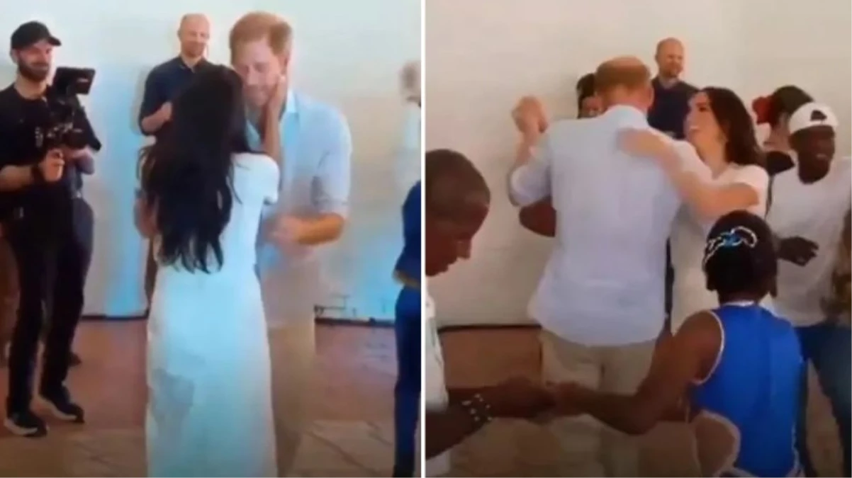 Meghan Markle ve Prens Harry Kolombiyada salsa dansı yaptıkları sırada tutkulu bir şekilde öpüştü - Magazin - Dudullu Haber