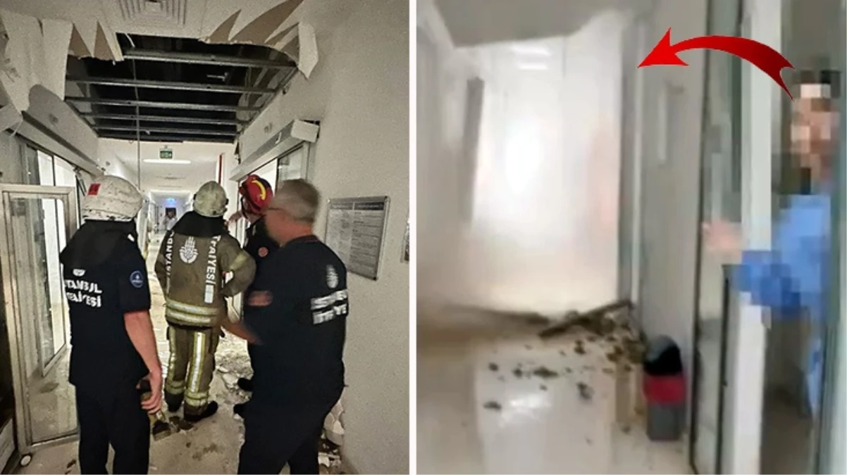 Tavanı çöken hastanedeki facia böyle görüntülendi Bebekler var orada ya - Gündem - Dudullu Haber