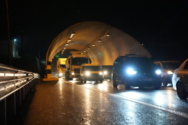 Bolu Dağı Tüneli, Ankara-İstanbul istikameti hizmete açıldı