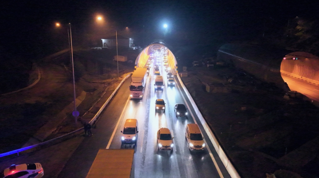 Bolu Dağı Tüneli, Ankara-İstanbul istikameti hizmete açıldı