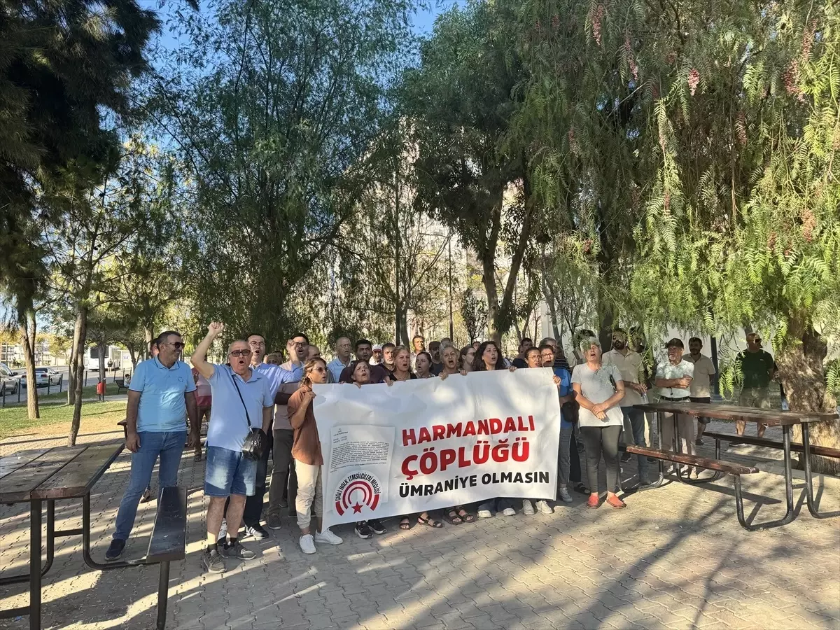 Harmandalı Çöplüğü’ne Karşı Yürüyüş Düzenlendi