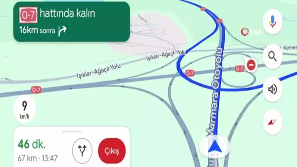 Kuzey Marmara Otoyolu'nda sapağı kaçıranlar 37 km fazla yol gidip 100 TL ek ücret ödüyor