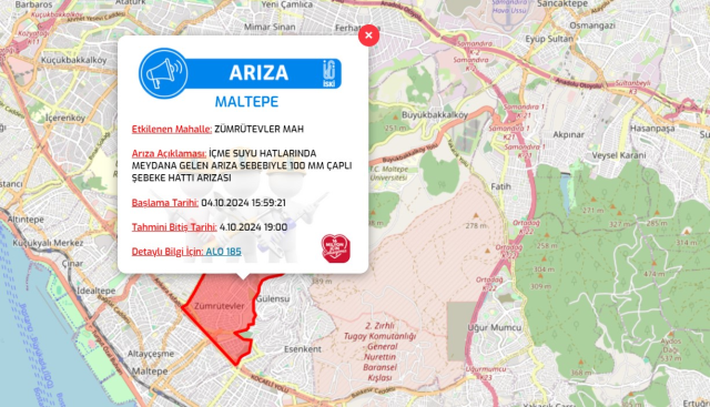 İstanbul İSKİ su kesintisi! 5-6 Ekim Esenyurt, Küçükçekmece, Maltepe, Kartal su kesintisi listesi! Sular ne zaman gelecek?