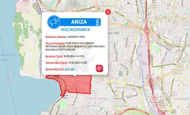 İstanbul İSKİ su kesintisi! 19-20 Ekim Küçükçekmece, Beykoz, Bakırköy su kesintisi listesi! Sular ne zaman gelecek?