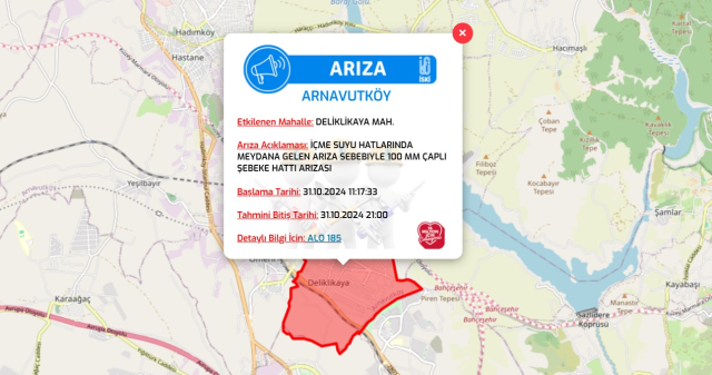 İstanbul İSKİ su kesintisi! 1 Kasım Zeytinburnu, Başakşehir, Arnavutköy su kesintisi listesi! Sular ne zaman gelecek?