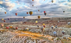 Türkiye sıcak hava balonu turizmi rekora koşuyor