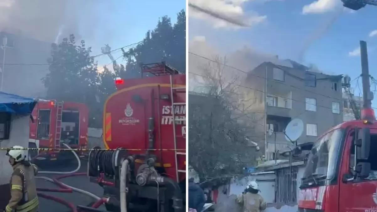 Ümraniye'de patlama! Çok sayıda ekip olay yerinde