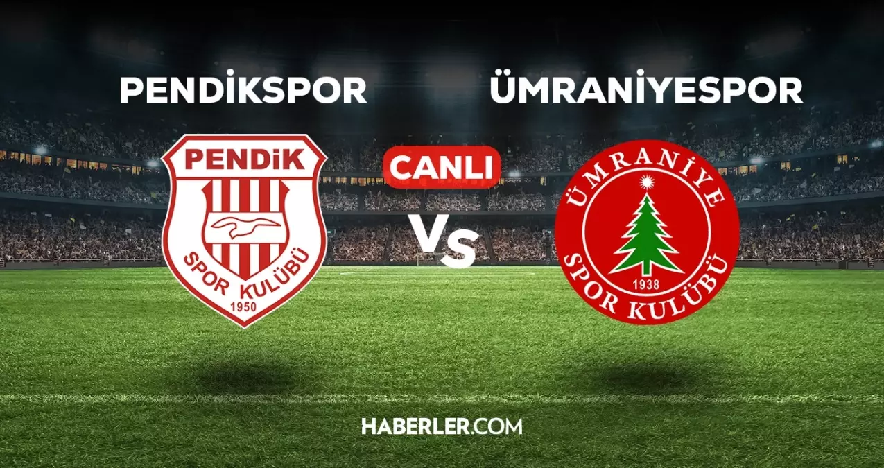 Pendikspor Ümraniyespor CANLI izle! (ŞİFRESİZ) Pendikspor Ümraniyespor maçı hangi kanalda, canlı yayın nerede ve nasıl izlenir?