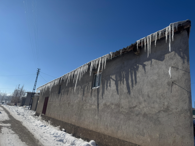 Sibirya soğuklarının etkili olduğu kentte termometreler eksi 23'te