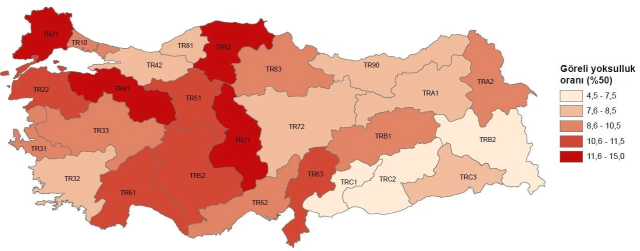 İlk sıradaki il değişti! İşte Türkiye'nin en yoksul şehirleri