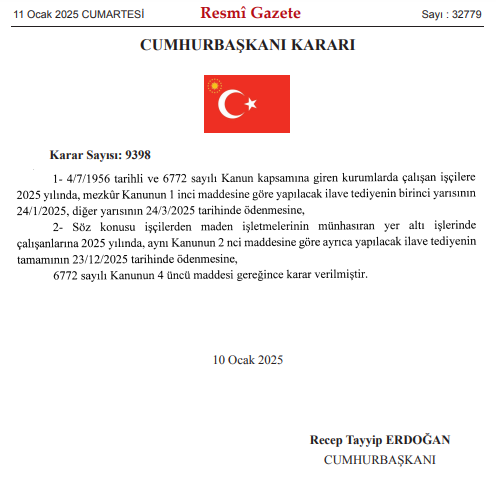 Kamu çalışanlarına ikramiye ödemesinde tarih netleşti